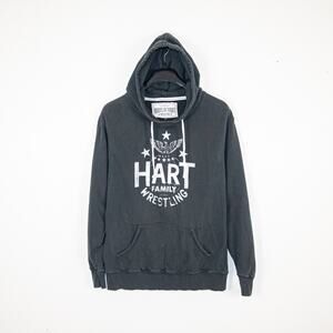 Roots of Fight Wrestling Bret Hart Family Hoodie Sweatshirt size XL